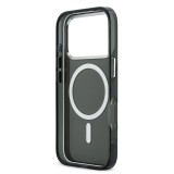 Zadní kryt Karl Lagerfeld IML K&CH Heads Logo MagSafe pro iPhone 17, černá