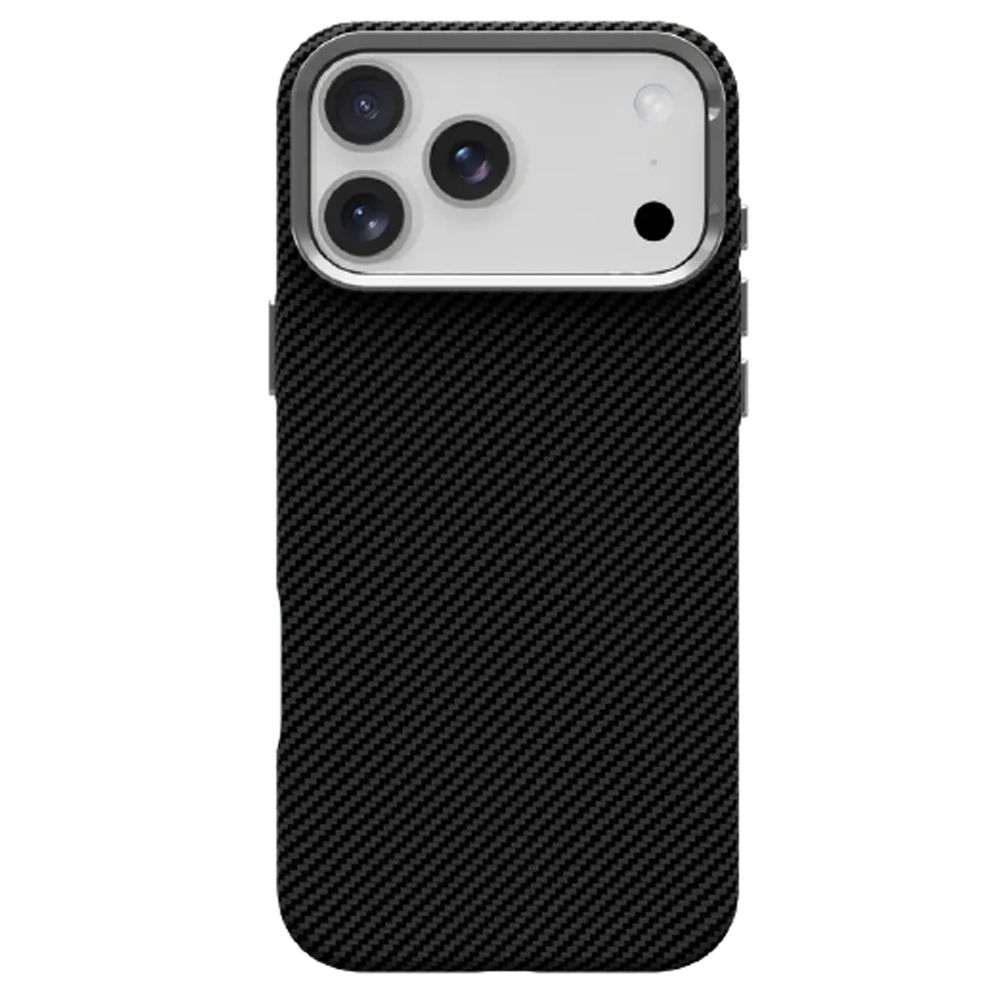 Pouzdro Case KEVLAR compatible with MagSafe pro Apple iPhone 17 Pro Max, černá