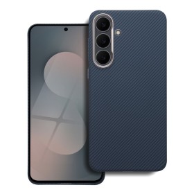 Pouzdro Case KEVLAR compatible with MagSafe pro Samsung Galaxy A56, modrá