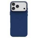 Pouzdro Case KEVLAR compatible with MagSafe pro Apple iPhone 17 Pro, modrá