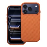 Pouzdro Case KEVLAR compatible with MagSafe pro Apple iPhone 17 Pro Max, oranžová