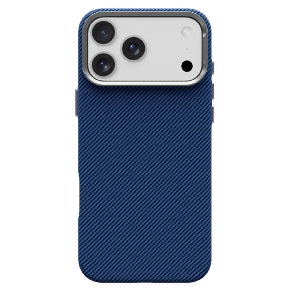 Pouzdro Case KEVLAR compatible with MagSafe pro Apple iPhone 17, modrá