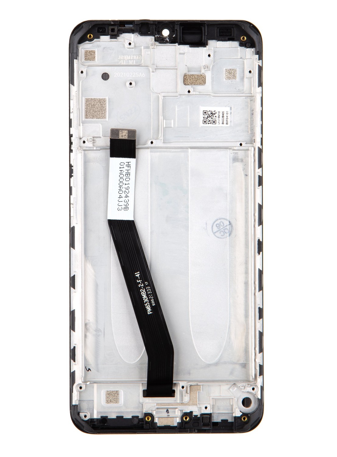 LCD display + dotyková deska + přední kryt pro Xiaomi Redmi 9, black (Service Pack)