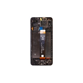 LCD display + dotyková deska + přední kryt pro Samsung Galaxy A12, black