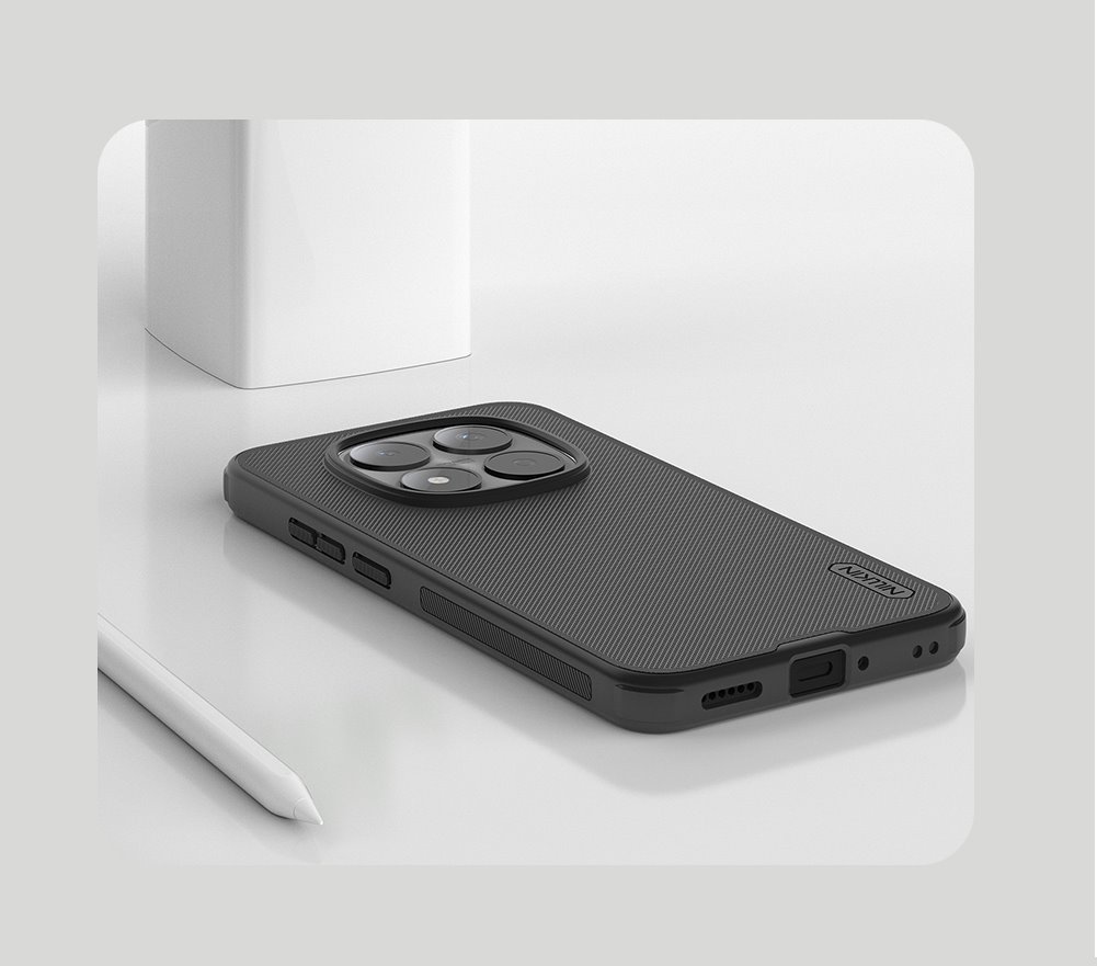 Nillkin Super Frosted PRO Magnetic Zadní Kryt pro Xiaomi Redmi Note 15 Pro 5G Black