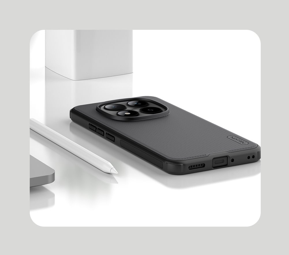 Nillkin Super Frosted PRO Magnetic Zadní Kryt pro Xiaomi Redmi Note 15 Pro+ 5G Black