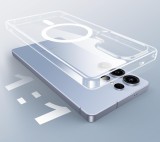 Silikonové pouzdro Swissten Clear Jelly MagStick pro Samsung Galaxy S26+, transparentní