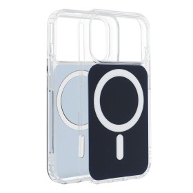 Ochranný kryt CLEAR FUSION MAG COVER Case compatible with MagSafe pro Apple iPhone 16 Pro, modrá