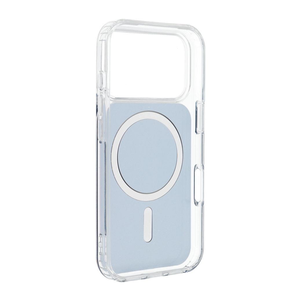 CLEAR FUSION MAG COVER Case compatible with MagSafe for IPHONE 16 Pro navy blue