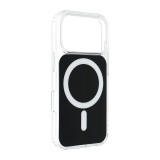 CLEAR FUSION MAG COVER Case compatible with MagSafe for IPHONE 16 Pro black