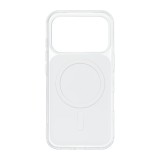 CLEAR FUSION MAG COVER Case compatible with MagSafe for IPHONE 15 white