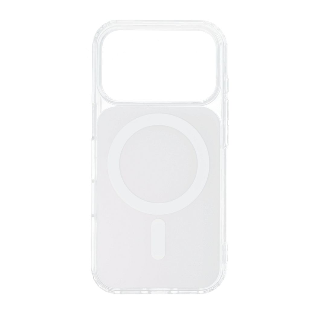 CLEAR FUSION MAG COVER Case compatible with MagSafe for IPHONE 15 white