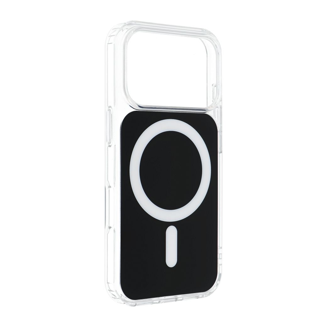 CLEAR FUSION MAG COVER Case compatible with MagSafe for IPHONE 17 black