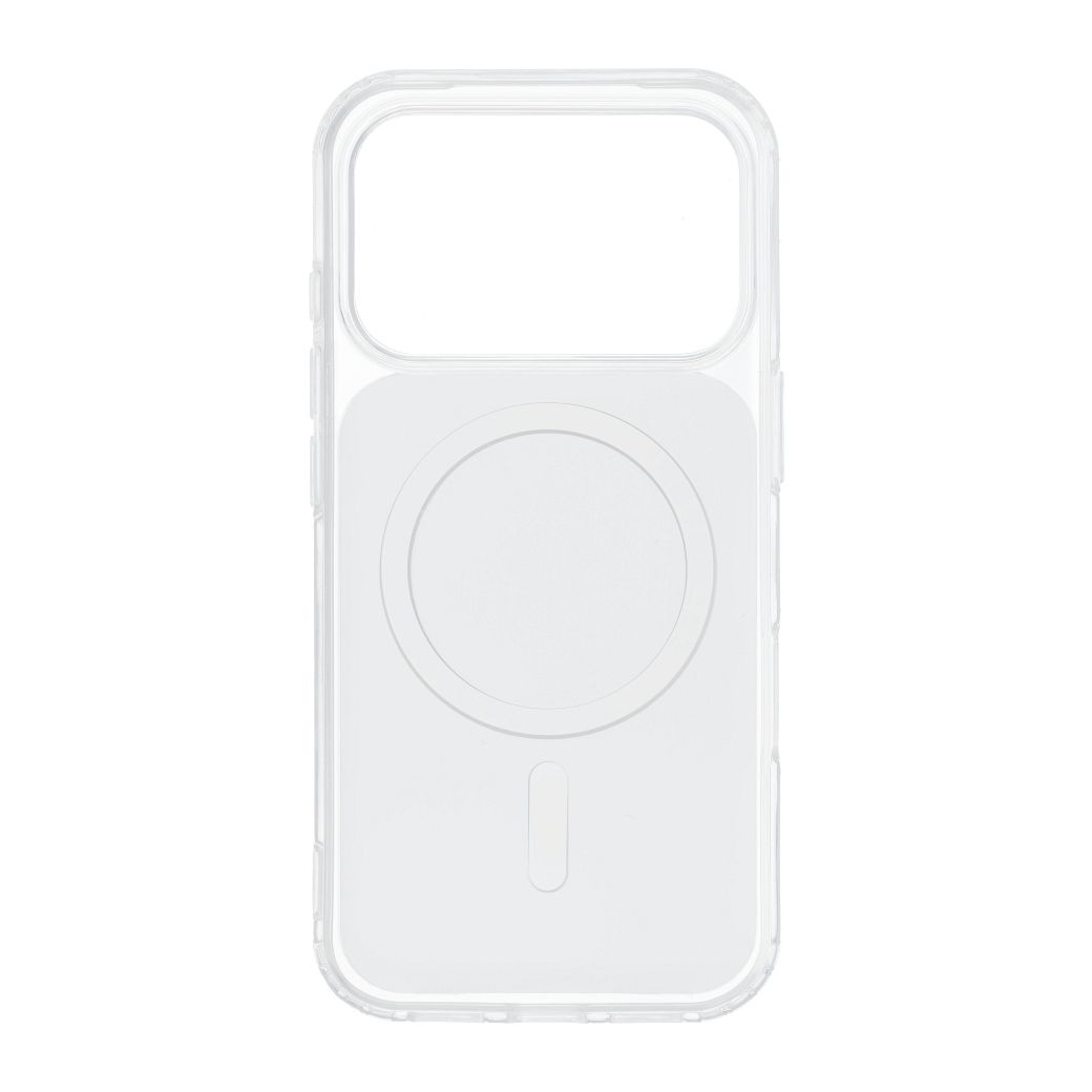 CLEAR FUSION MAG COVER Case compatible with MagSafe for IPHONE 16 Pro white