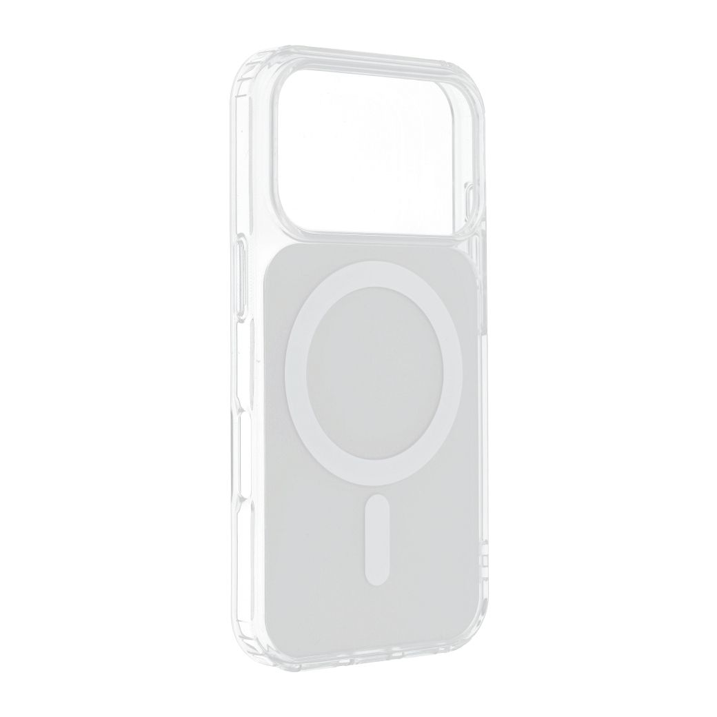 CLEAR FUSION MAG COVER Case compatible with MagSafe for IPHONE 16 Pro white