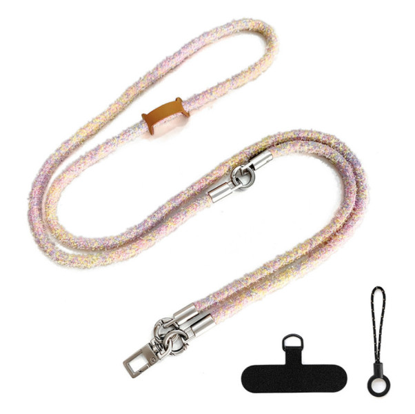 UNI ALIGATOR MACHRŠŇŮRA 3v1 pro mobilní telefon, mix pink