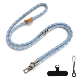 UNI ALIGATOR MACHRŠŇŮRA 3v1 pro mobilní telefon, modro bílá