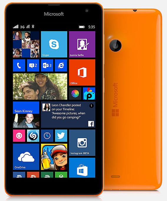 Microsoft Lumia 535 Dual SIM Bright Orange