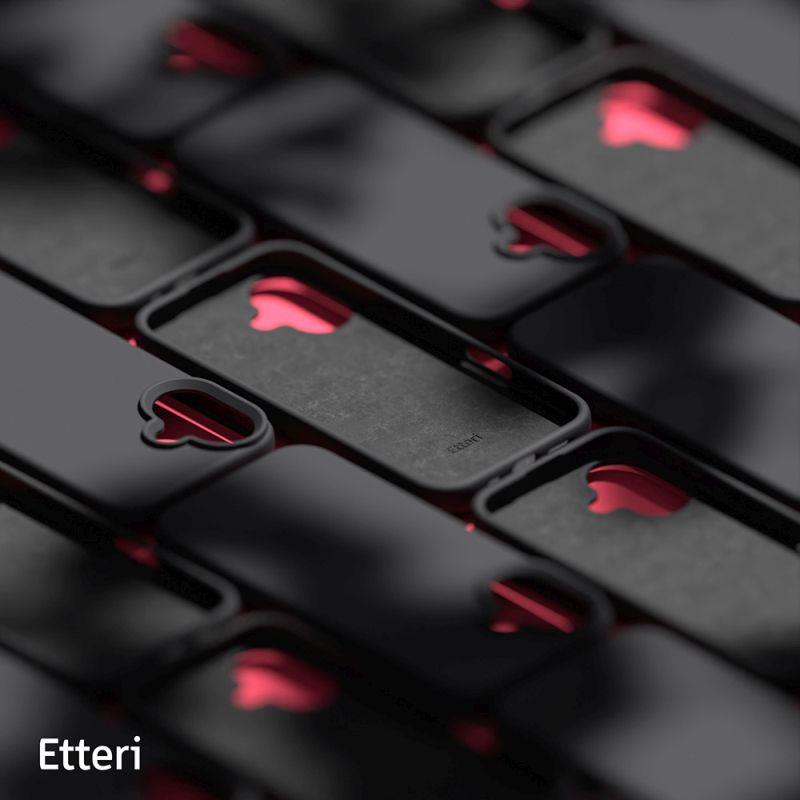 Zadní kryt Etteri pro Xiaomi Redmi 15C 5G, černá