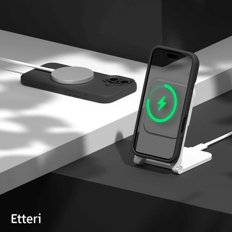 Zadní kryt Etteri Mag pro Apple iPhone 16, černá