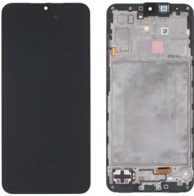 LCD display + dotyková deska + přední kryt pro Samsung Galaxy A17 4G/5G A175/A176, black TFT