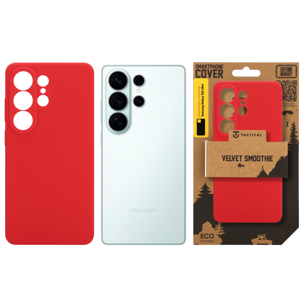 Tactical Velvet Smoothie Kryt pro Samsung Galaxy S26 Ultra Chilli