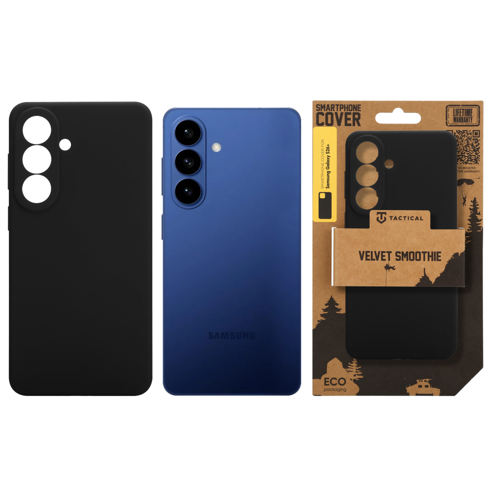 Tactical Velvet Smoothie Kryt pro Samsung Galaxy S26+ Asphalt