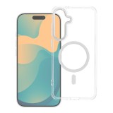 Case FRAME CLEAR HYBRID MAG COVER compatible with MagSafe for REDMI 15 transparent