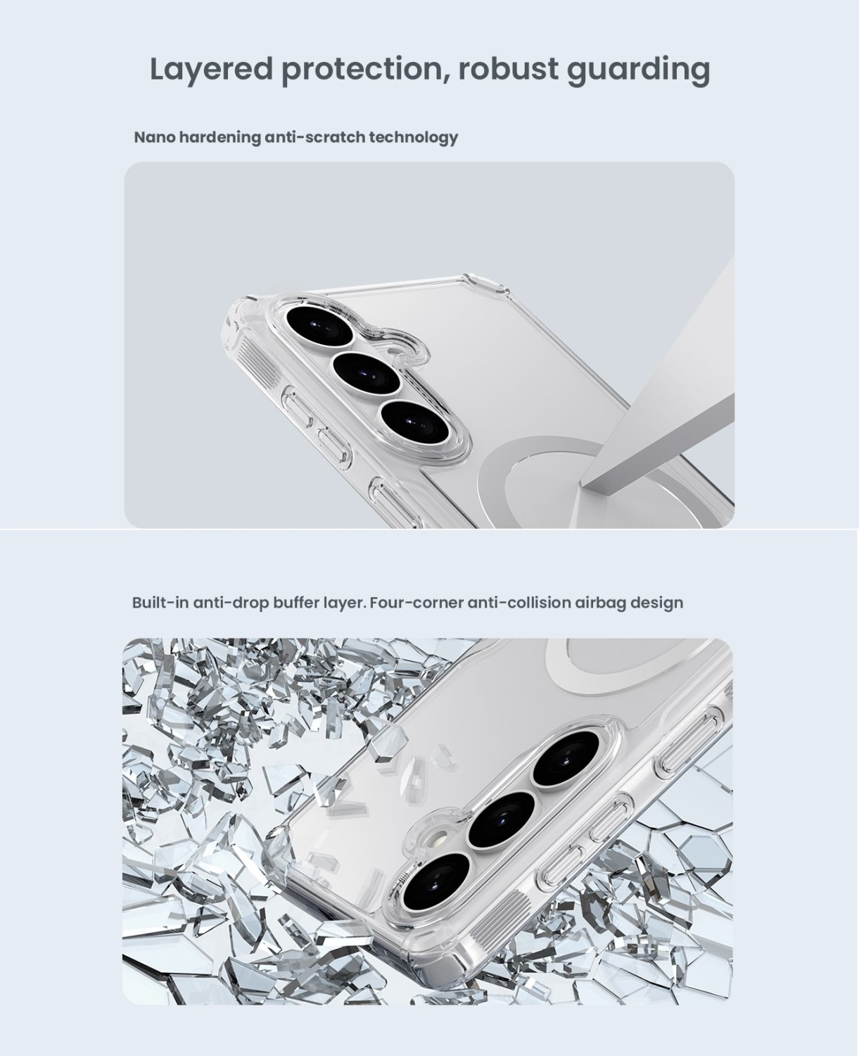 Nillkin Nature TPU PRO Magnetic Kryt pro Samsung Galaxy S26+ Transparent