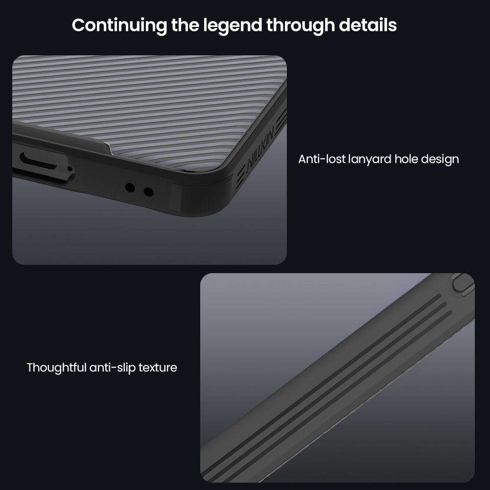 Nillkin CamShield PRO Zadní Kryt pro Samsung Galaxy S26+ Transparent Black