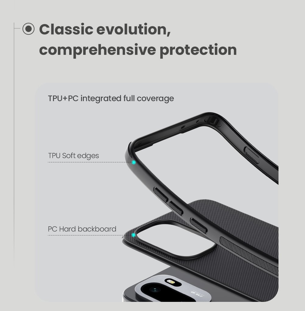 Nillkin Super Frosted PRO Magnetic Zadní Kryt pro OnePlus 15R Black