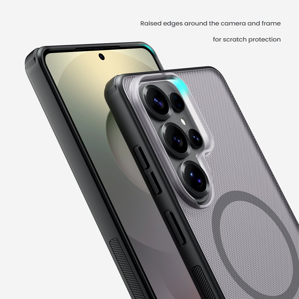 Nillkin Super Frosted PRO Magnetic Zadní Kryt pro Samsung Galaxy S26 Ultra Transparent Black