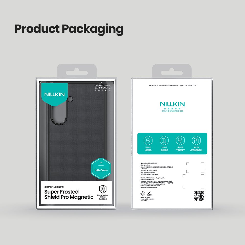 Nillkin Super Frosted PRO Magnetic Zadní Kryt pro Samsung Galaxy S26+ Black