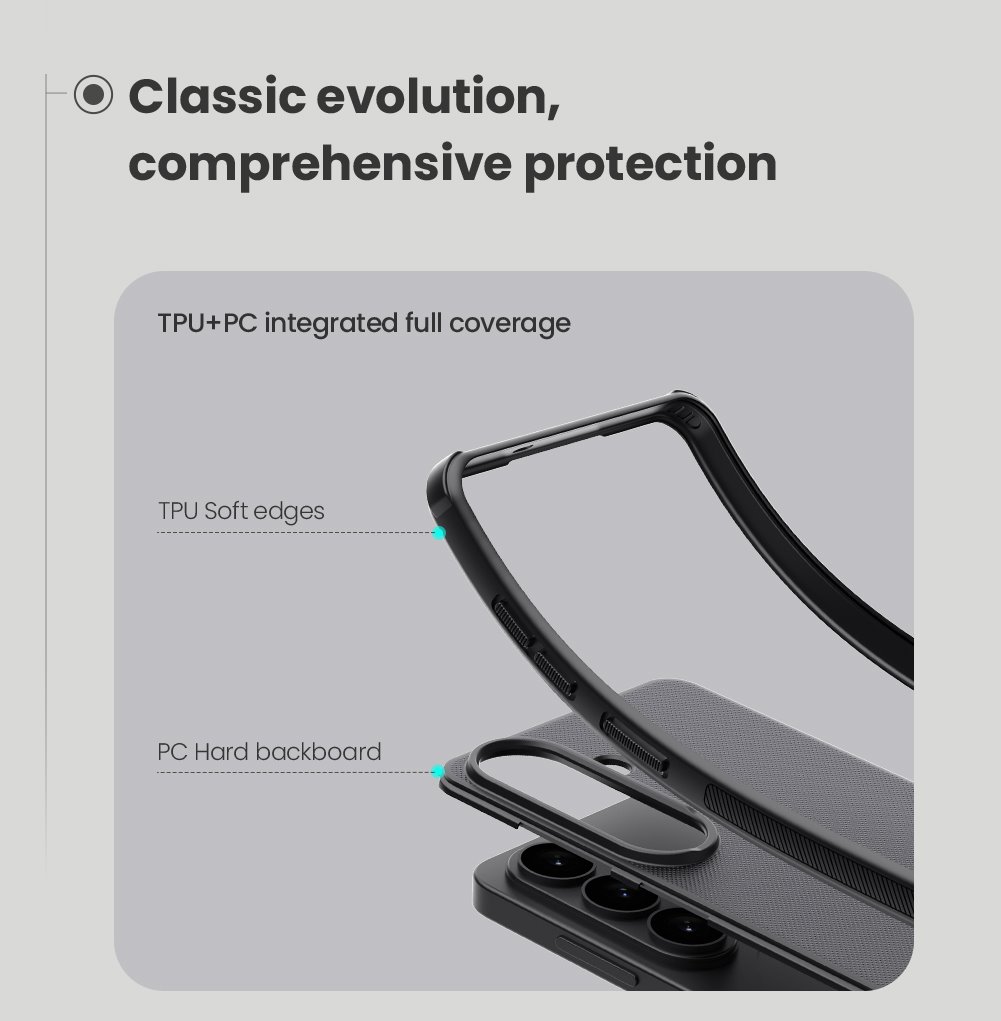 Nillkin Super Frosted PRO Magnetic Zadní Kryt pro Samsung Galaxy S26 Black