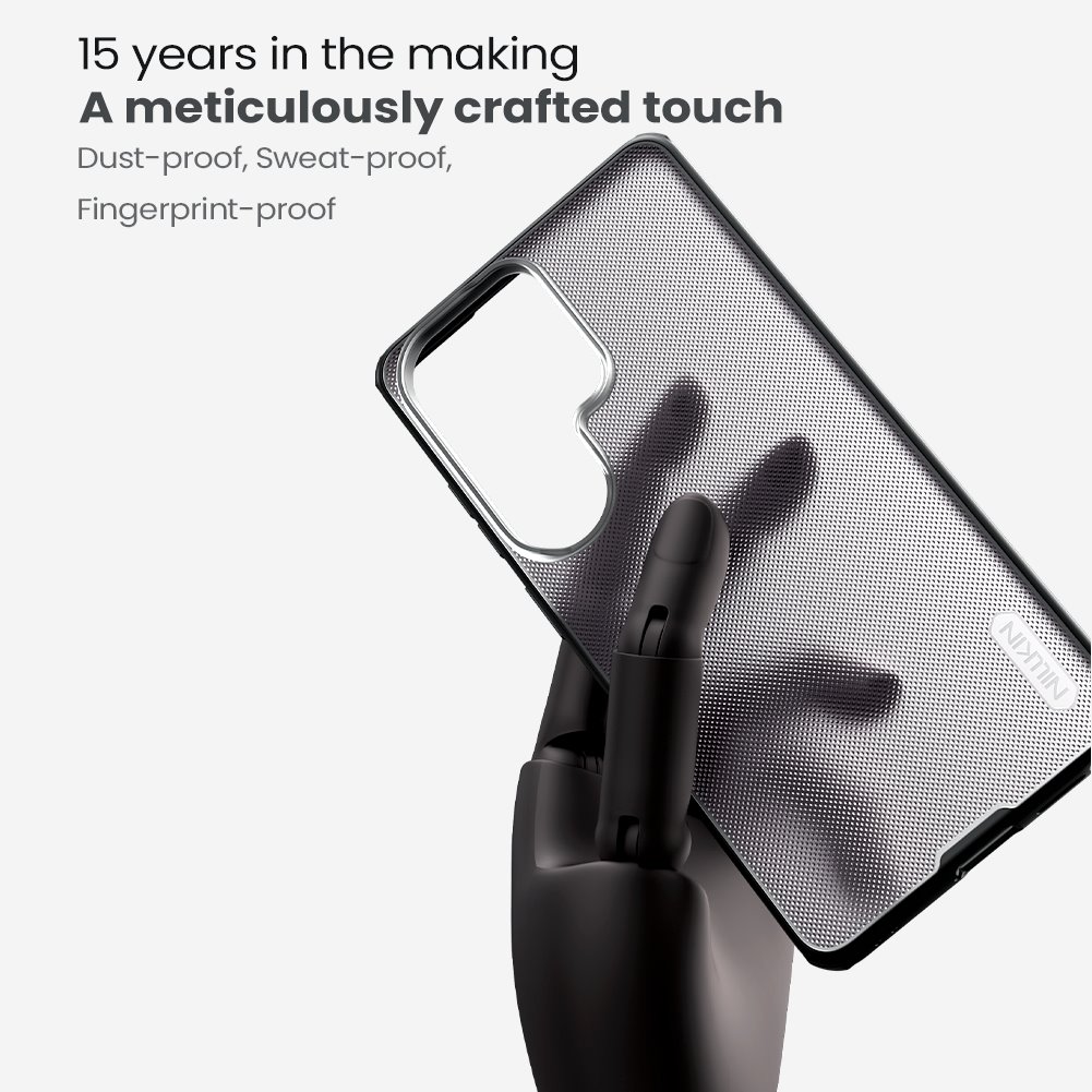 Nillkin Super Frosted PRO Zadní Kryt pro Samsung Galaxy S26 Ultra Transparent Black