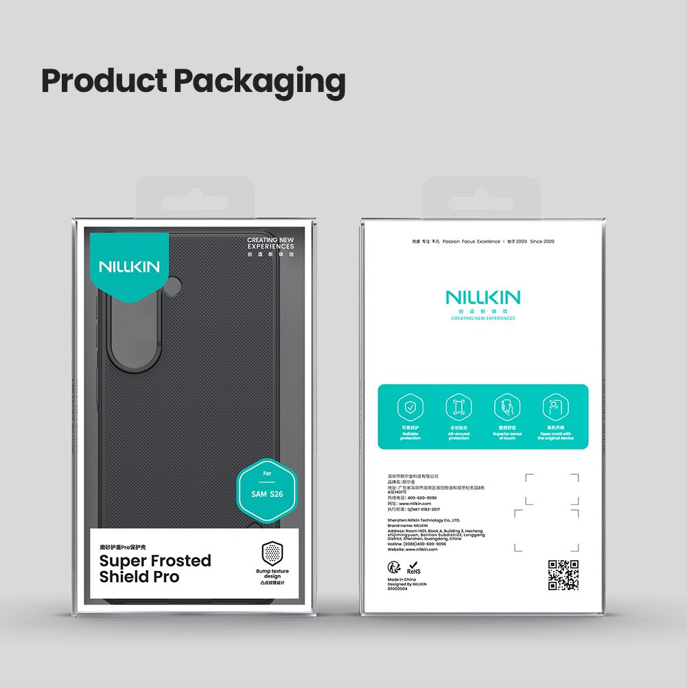 Nillkin Super Frosted PRO Zadní Kryt pro Samsung Galaxy S26 Black