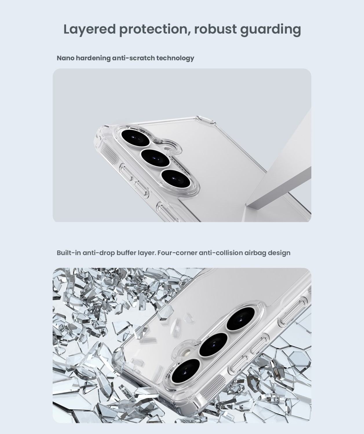 Nillkin Nature TPU PRO Kryt pro Samsung Galaxy S26+ Transparent