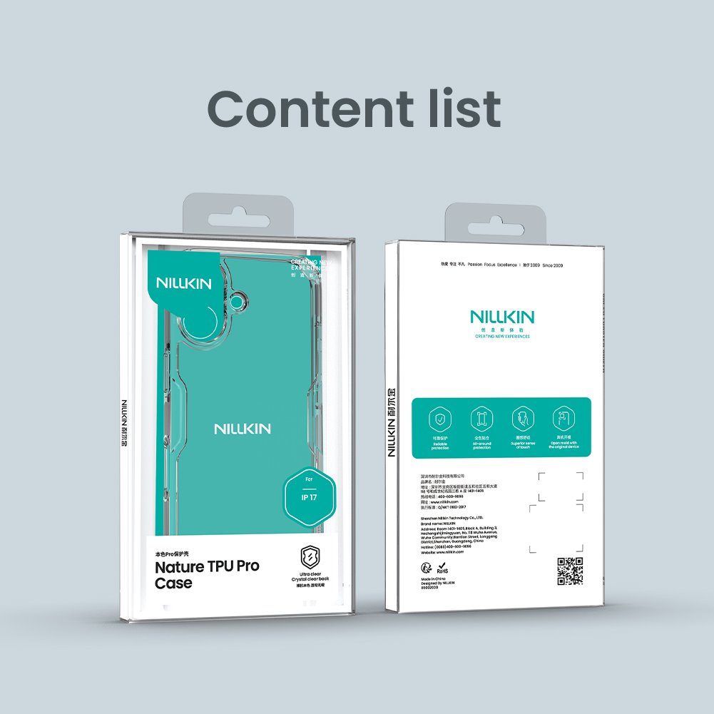 Nillkin Nature TPU PRO Kryt pro Apple iPhone 17 Transparent