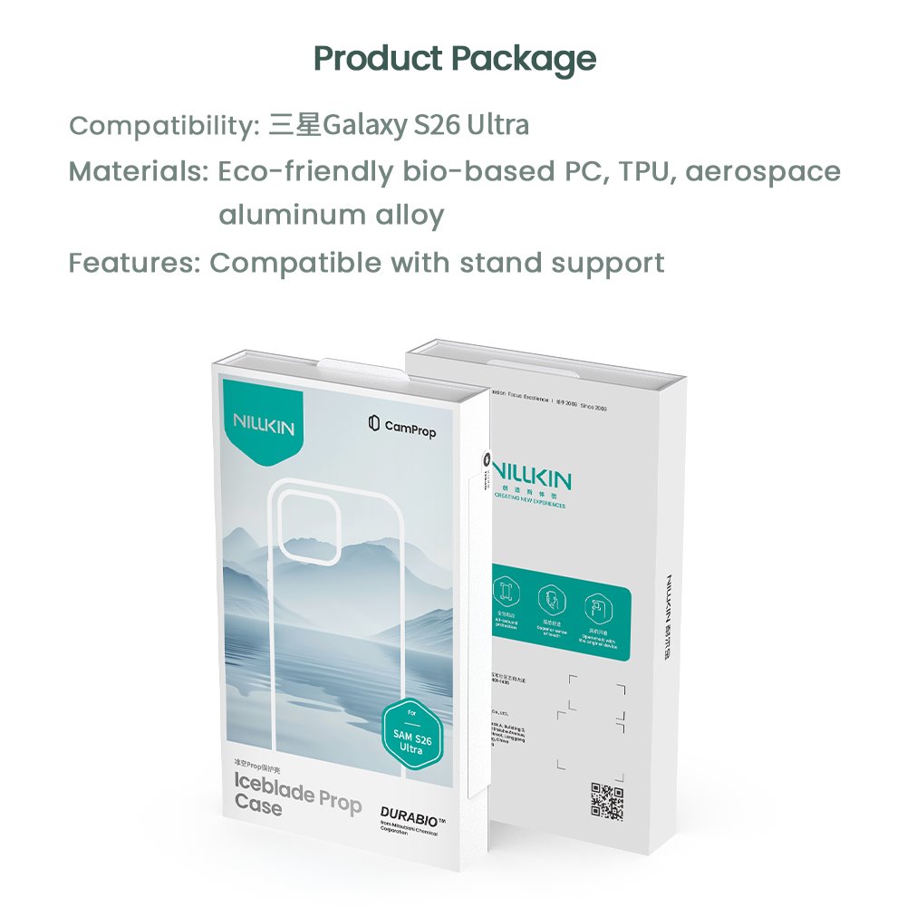 Nillkin Iceblade Prop Magnetic Kryt pro Samsung Galaxy S26 Ultra Twilight Gray