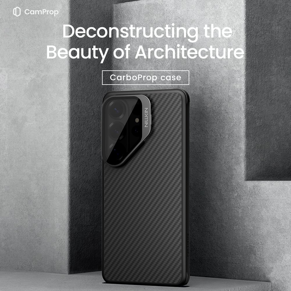 Nillkin CarboProp Aramid Magnetic Zadní Kryt pro Samsung Galaxy S26 Ultra Black/Transparent