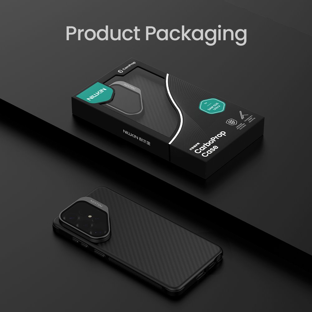 Nillkin CarboProp Aramid Magnetic Zadní Kryt pro Samsung Galaxy S26 Ultra Black/Transparent