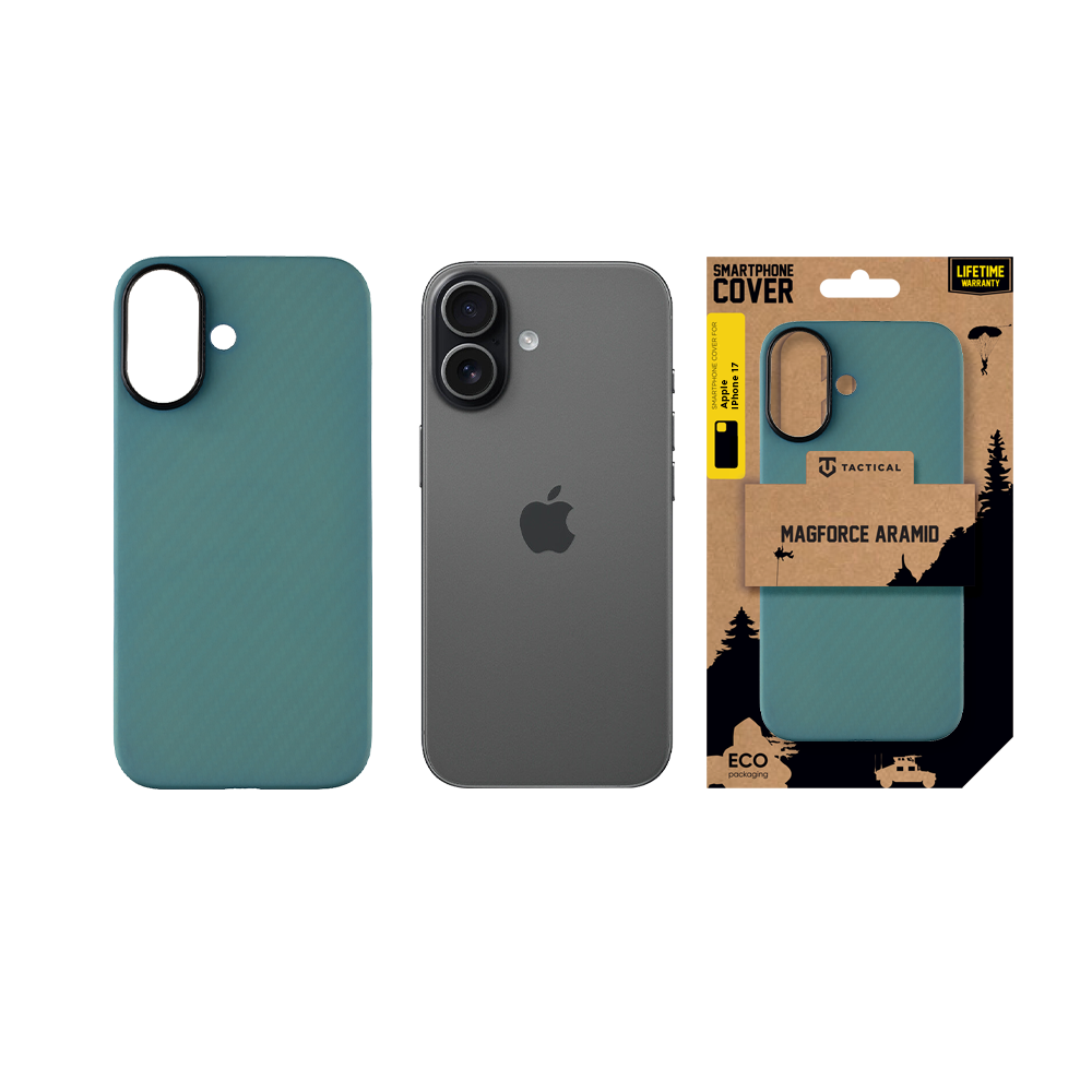 Tactical MagForce Aramid Kryt pro Apple iPhone 17 Blue Jay
