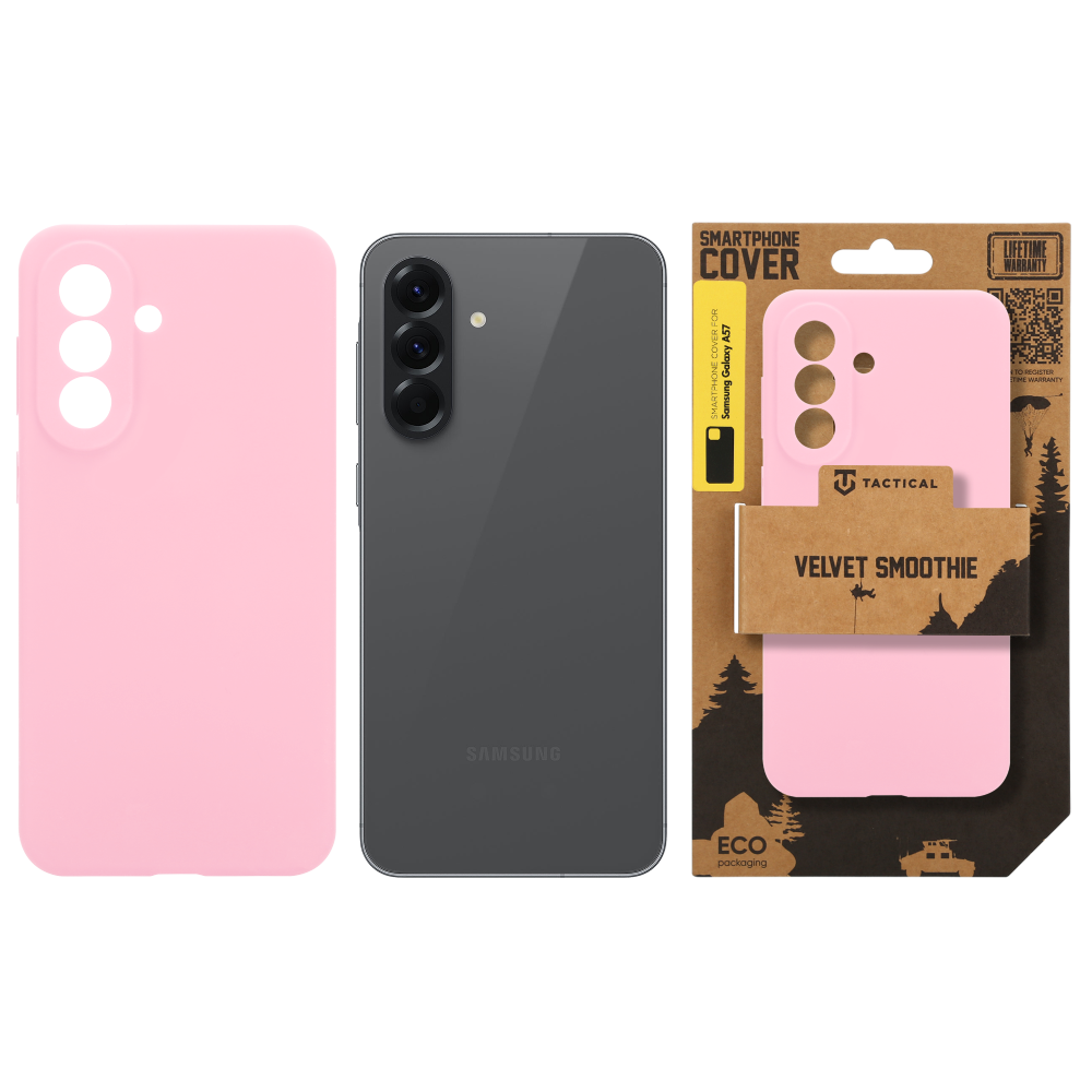 Tactical Velvet Smoothie Kryt pro Samsung Galaxy A57 Pink Panther