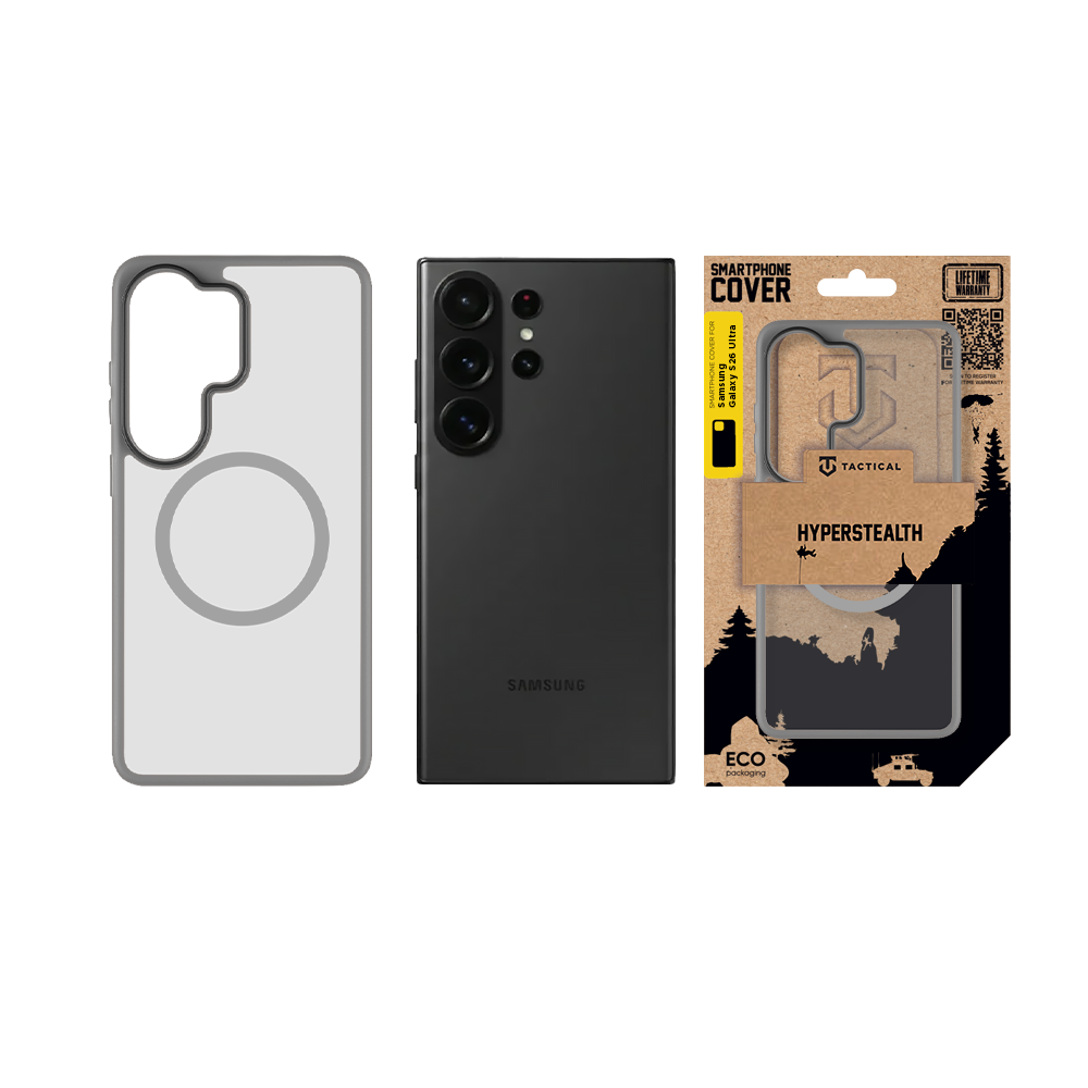 Tactical MagForce Hyperstealth Kryt pro Samsung Galaxy S26 Ultra Light Grey