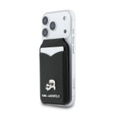 Karl Lagerfeld Mirror MagSafe Cardslot Peněženka se Stojanem Black