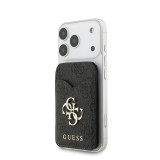 Guess PU 4G Mirror MagSafe Cardslot Peněženka se Stojanem Black