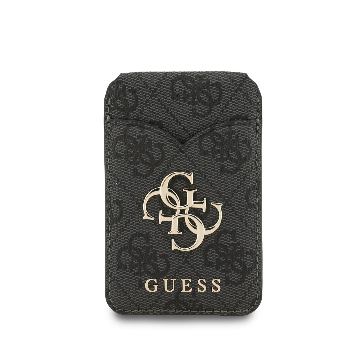 Guess PU 4G Mirror MagSafe Cardslot Peněženka se Stojanem Black