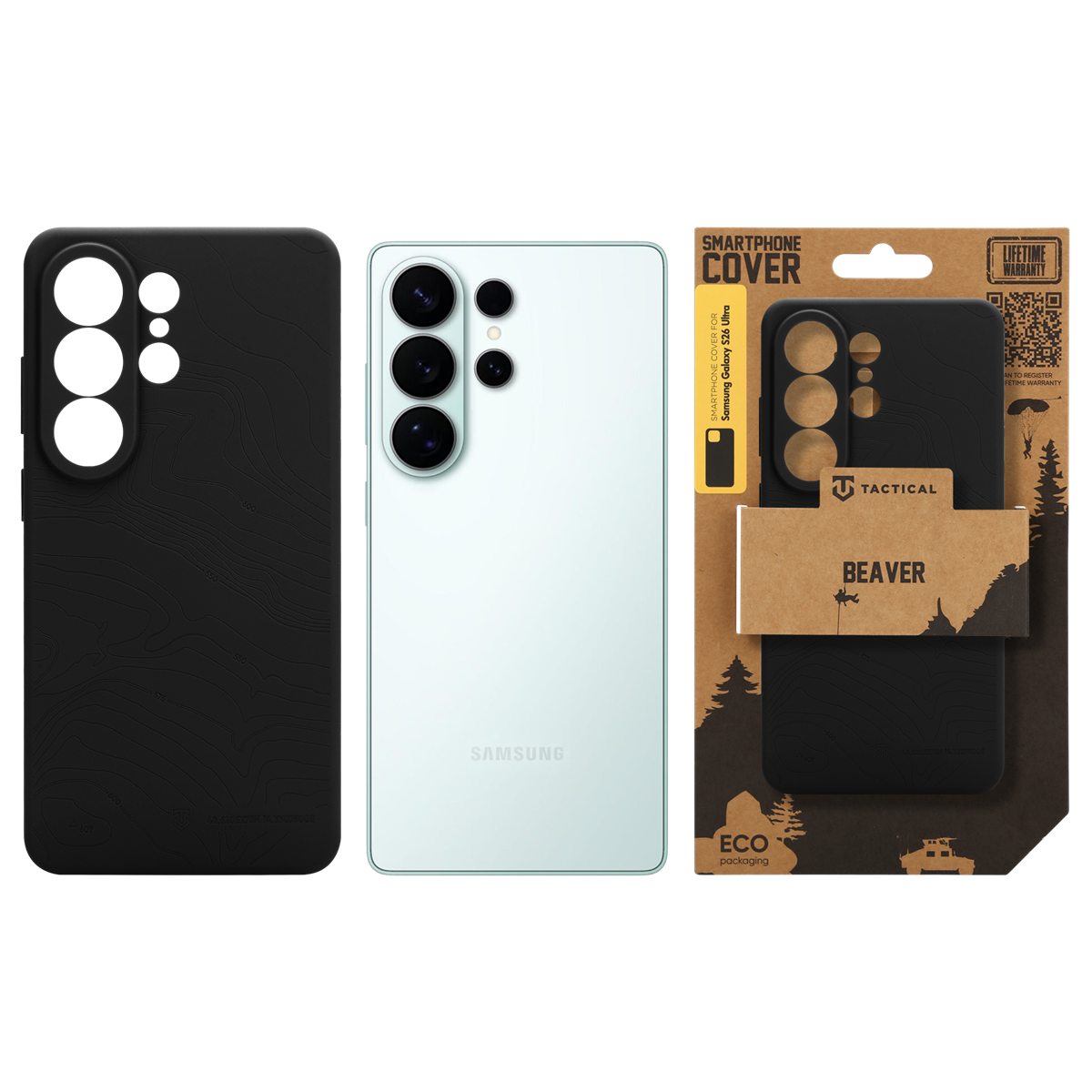 Tactical Beaver Kryt pro Samsung Galaxy S26 Ultra Asphalt