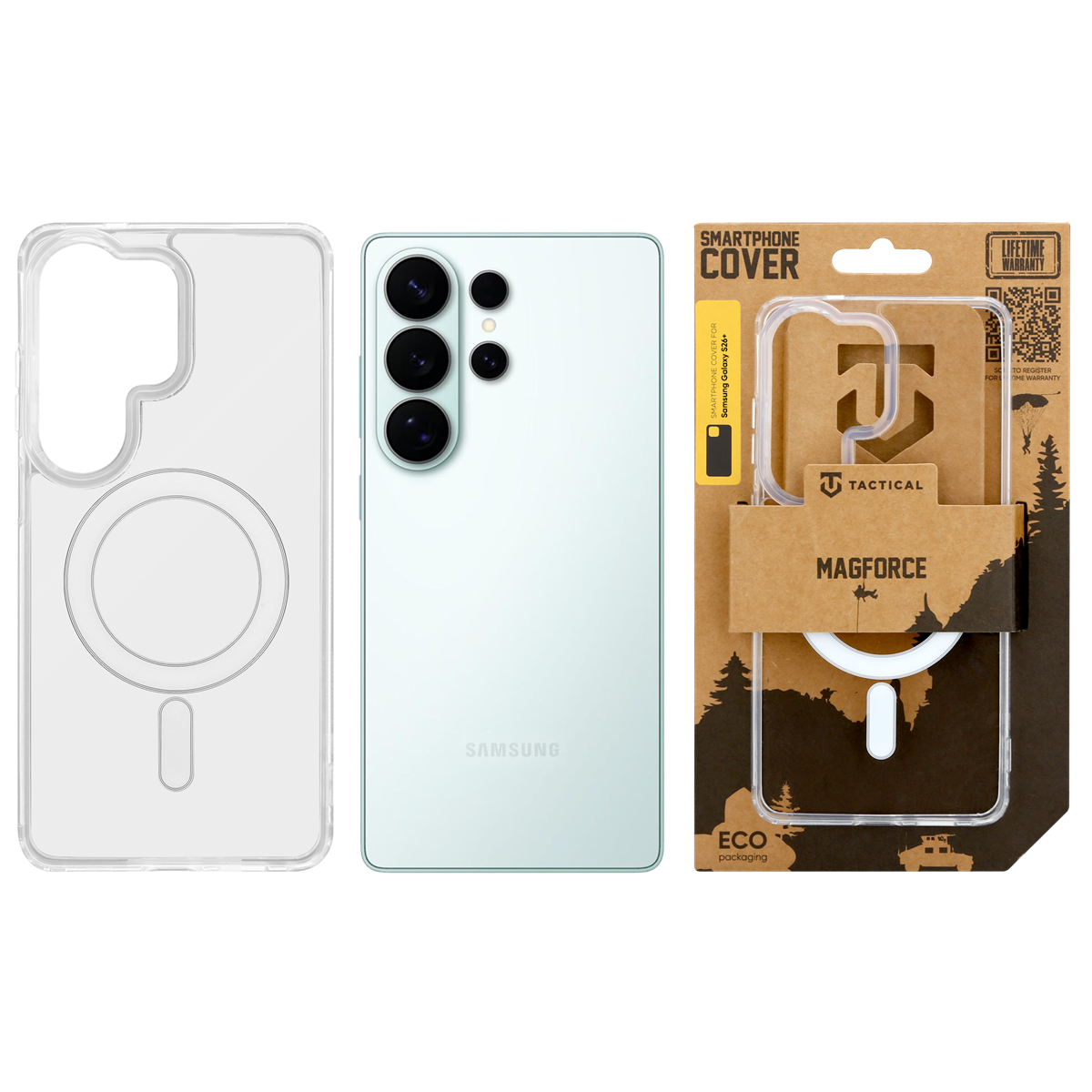 Tactical MagForce Kryt pro Samsung Galaxy S26 Ultra Transparent