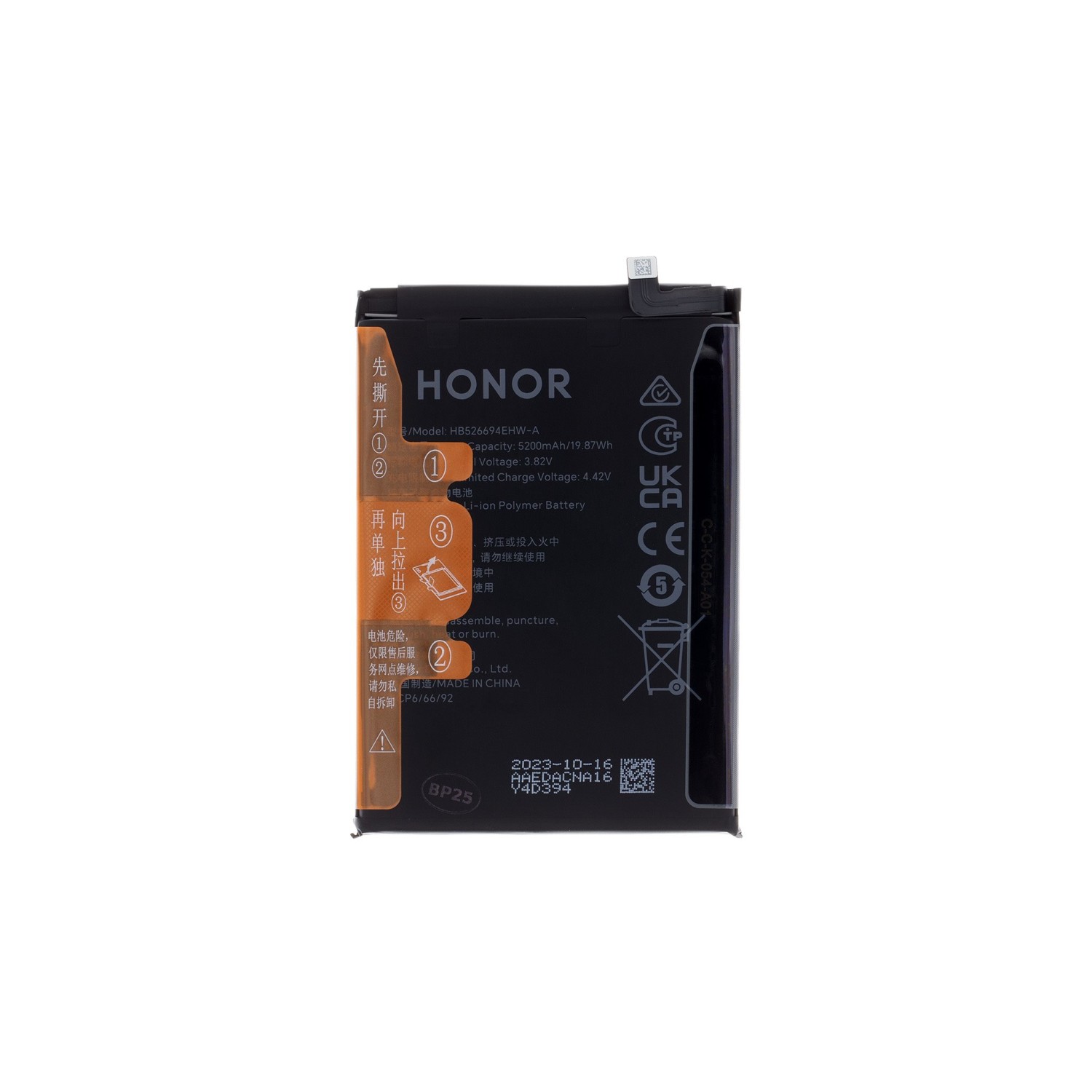 Baterie Honor HB526694EHW 5200mAh Li-Pol pro Honor Magic6 Lite (Service Pack)